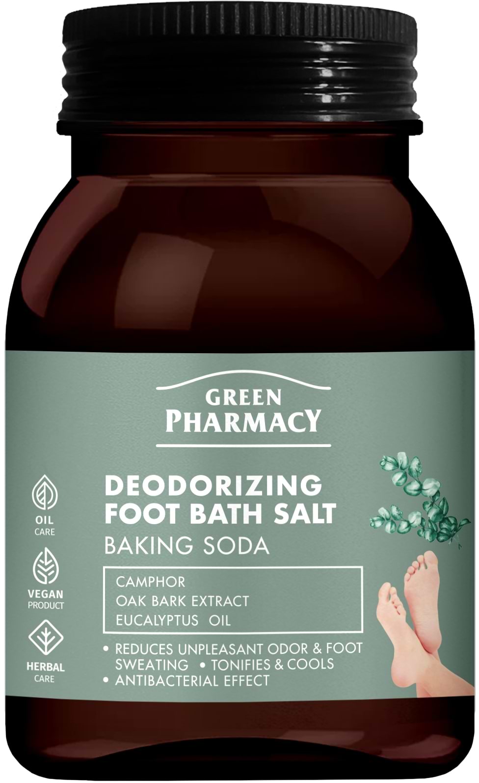Сіль для ванни Green Pharmacy 400г дезодоруюча (4823015947018)