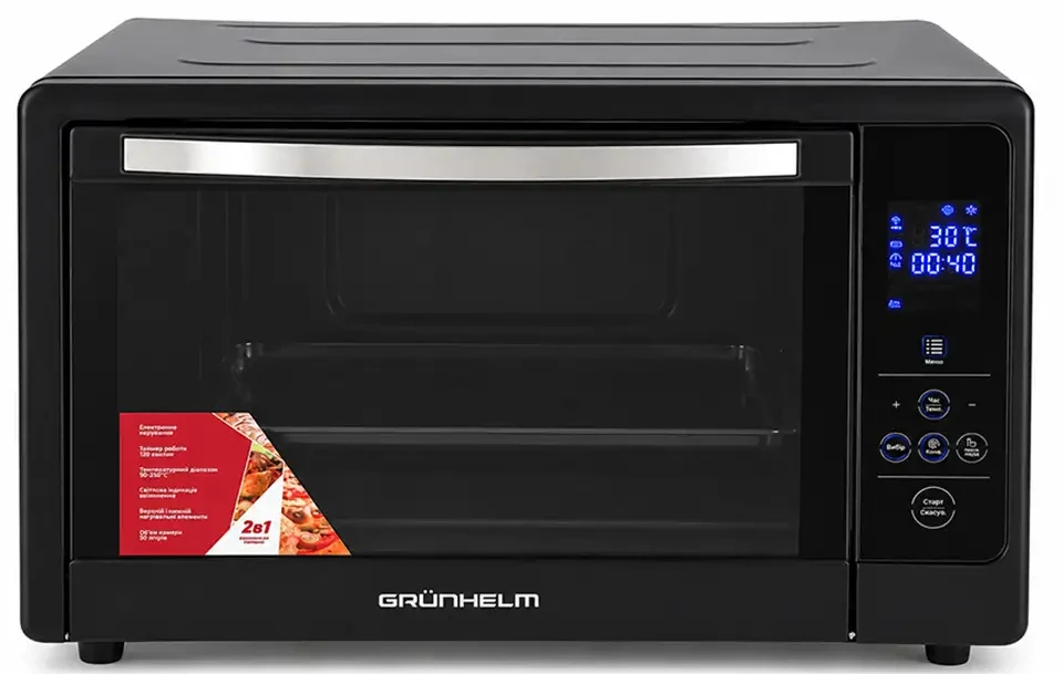 Піч електрична Grunhelm GN50ECL Black