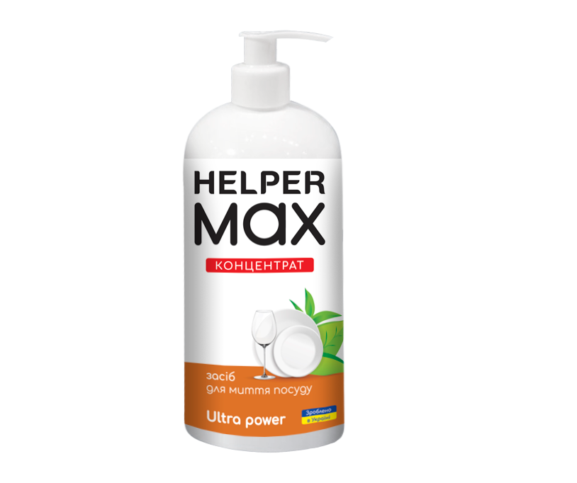 Средство для ручного мытья посуды Helper Max Ultra Power 500 мл