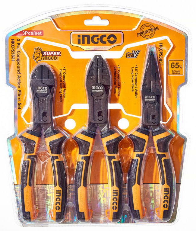 Набор инструментов INGCO Profi+ 3 шт. (HKCPS5831)