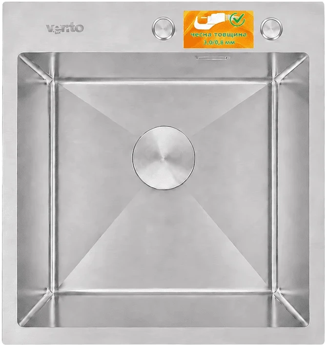 Мийка кухонна Ventolux HMKS 5050 SS MC DECOR 3/0,6