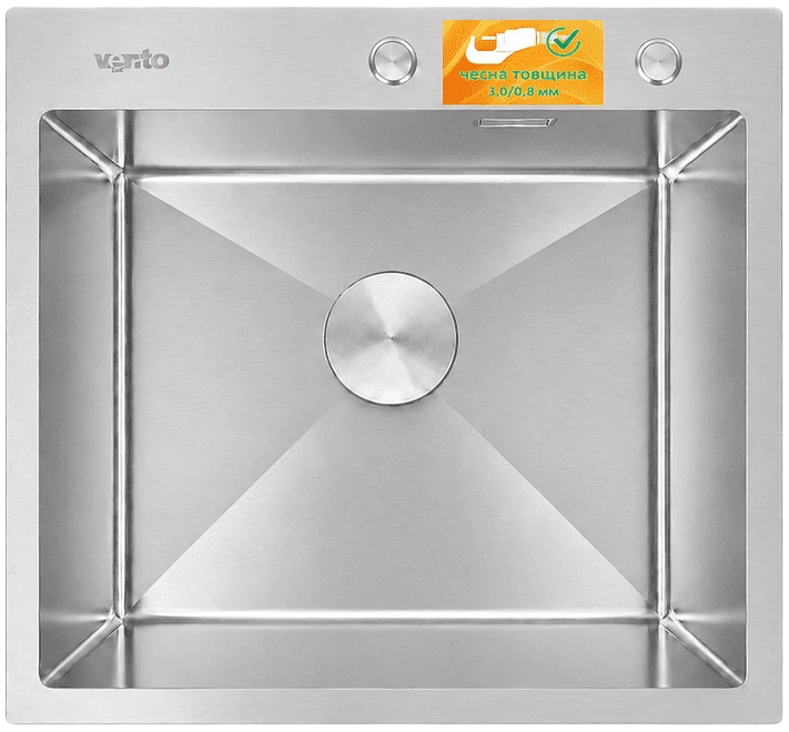 Мийка кухонна Ventolux HMKS 5448 SS 3/0,8