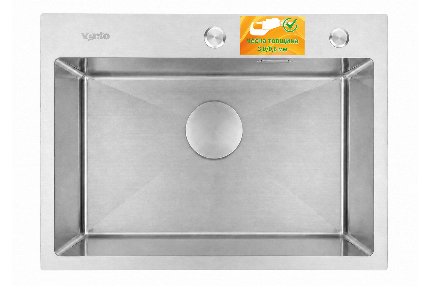 Мойка кухонная Ventolux HMKS 5848 SS 3/0,6