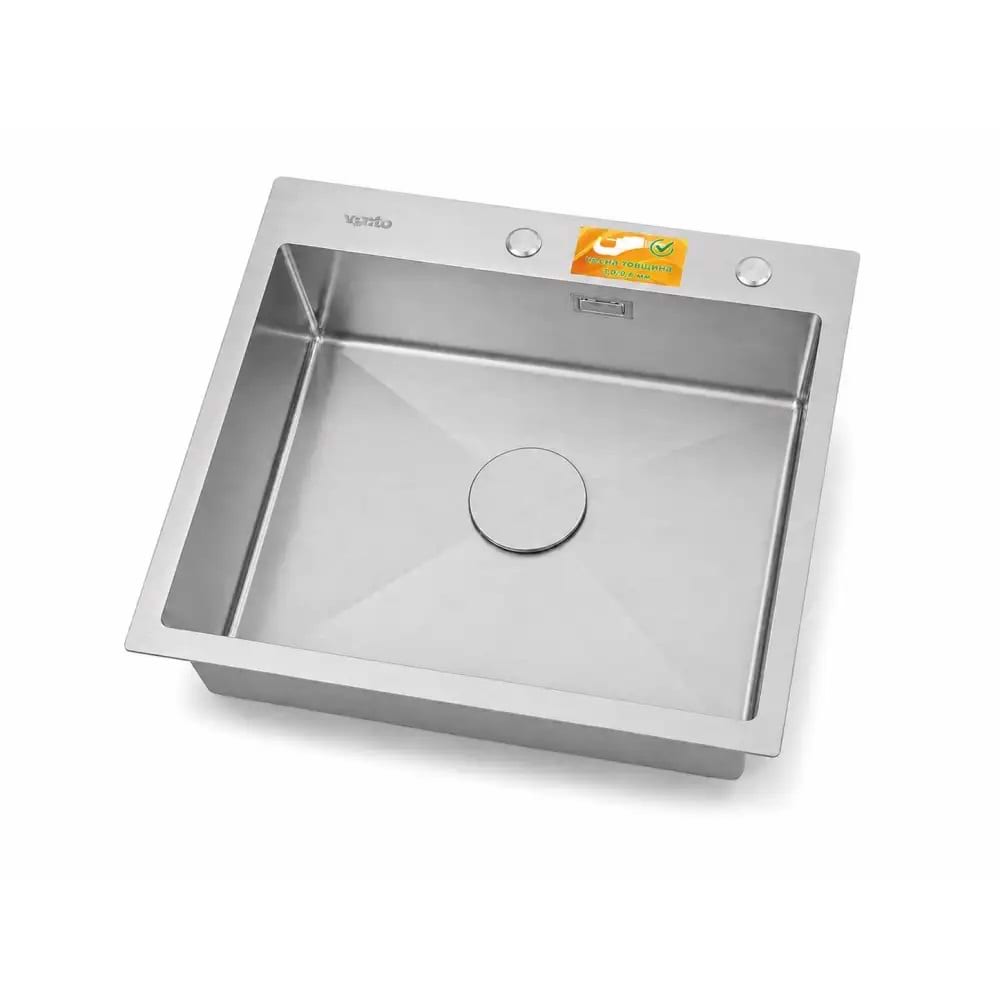 Мийка кухонна Ventolux HMKS 6045 SS MC DECOR 3/0,6