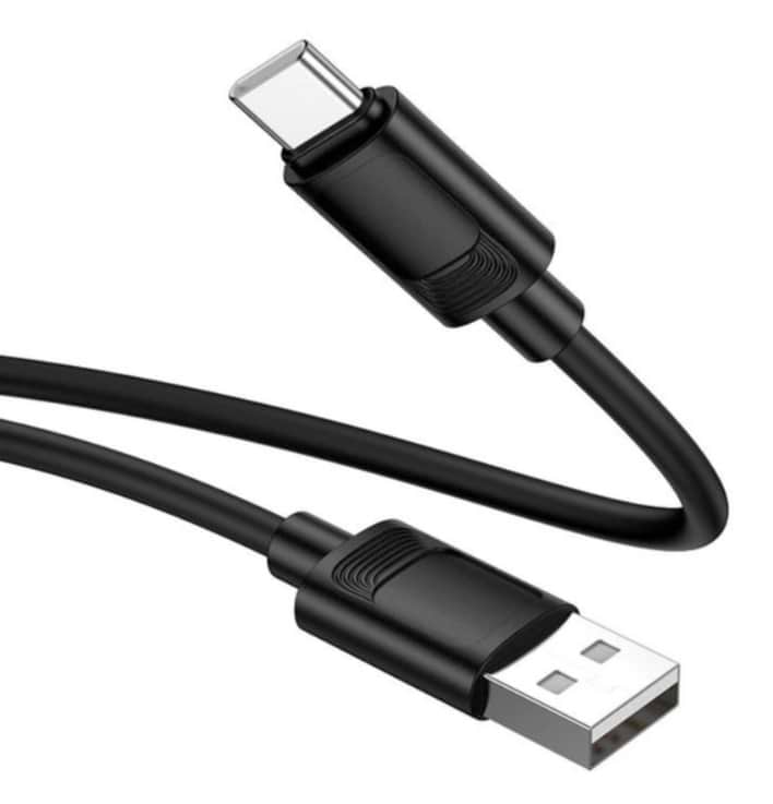 Кабель HOCO USB - Type-C  3A 1m Black (hc-x122-TC-BK)