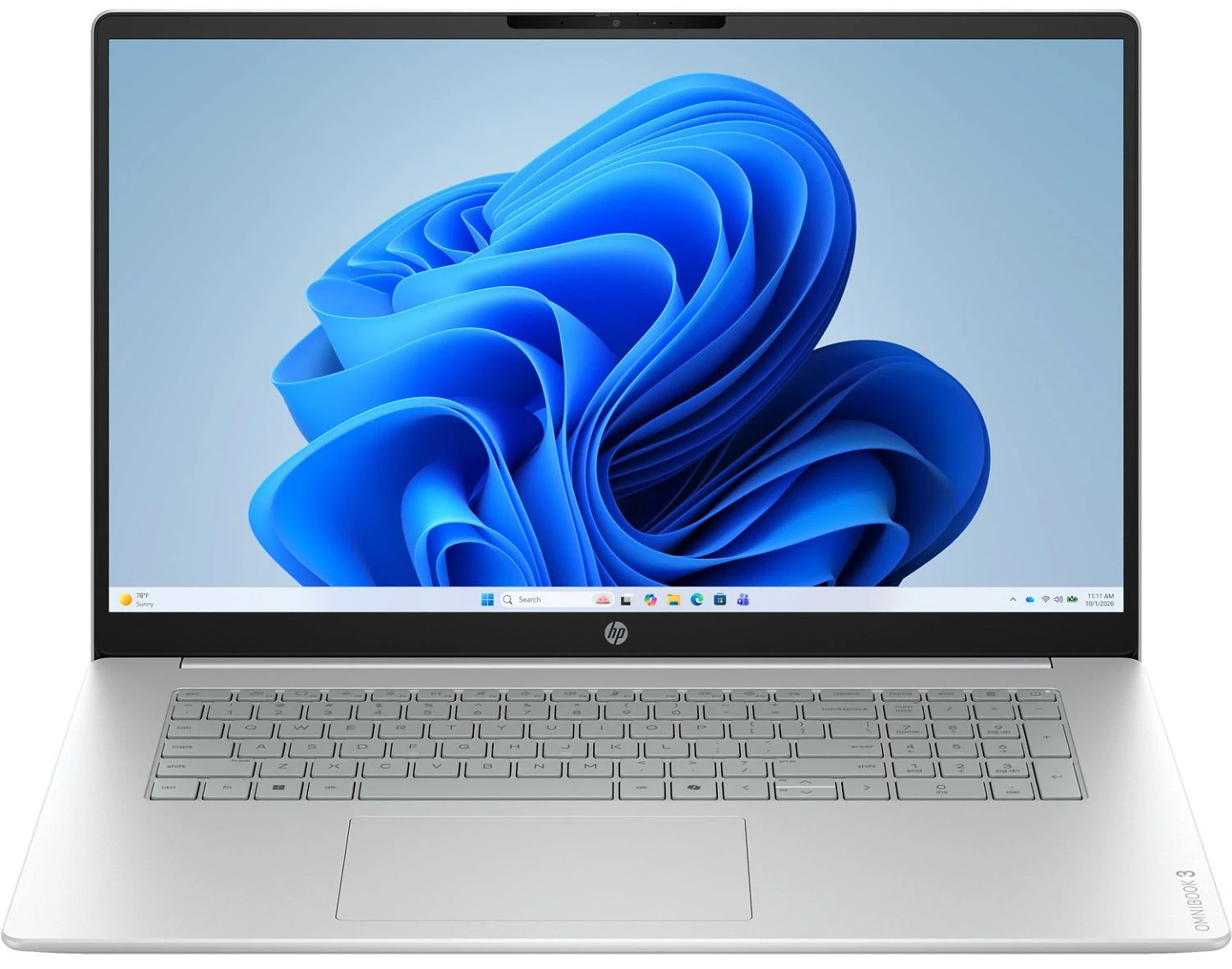 Ноутбук HP OmniBook 3 17-dk0001ua (DM8D7EA) Glacier Silver