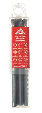 Свердло VITALS HSS 4341 4,0 10 шт. Master (190249)