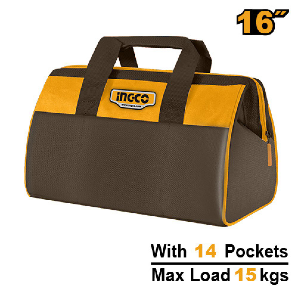 Сумка для інструментів INGCO 410 мм 16 карманів Super Select (HTBG281628)