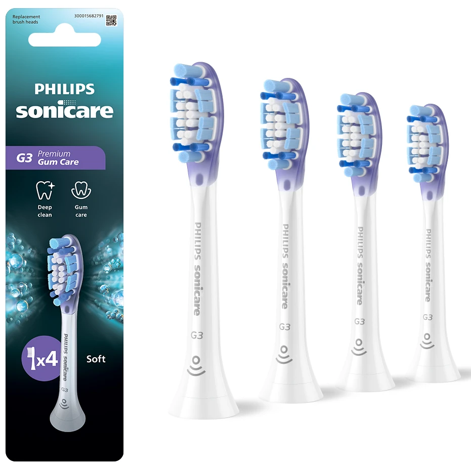 Насадка для зубной щетки Philips Sonicare HX9054/87 G3 Premium Gum Care