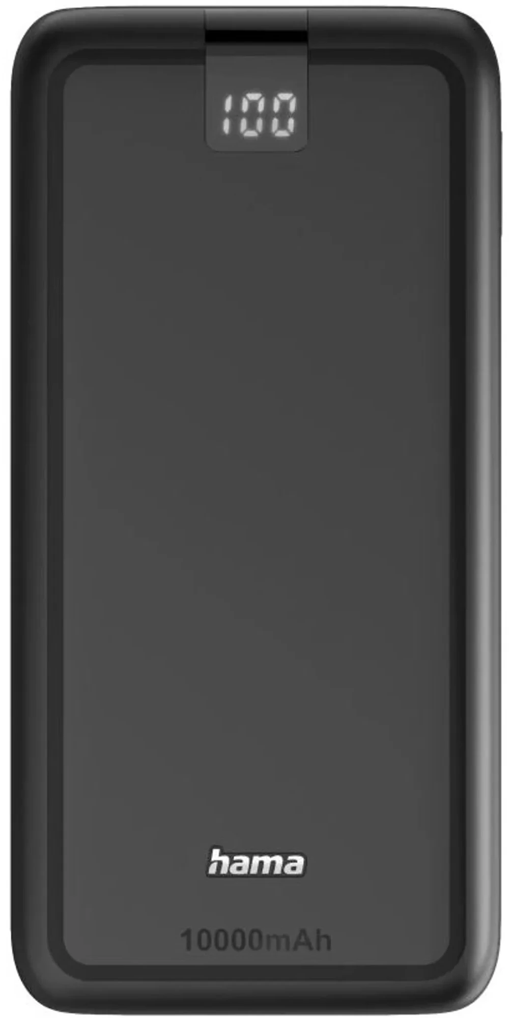 Батарея мобильная Hama 10000mAh 15W (00201709) Black