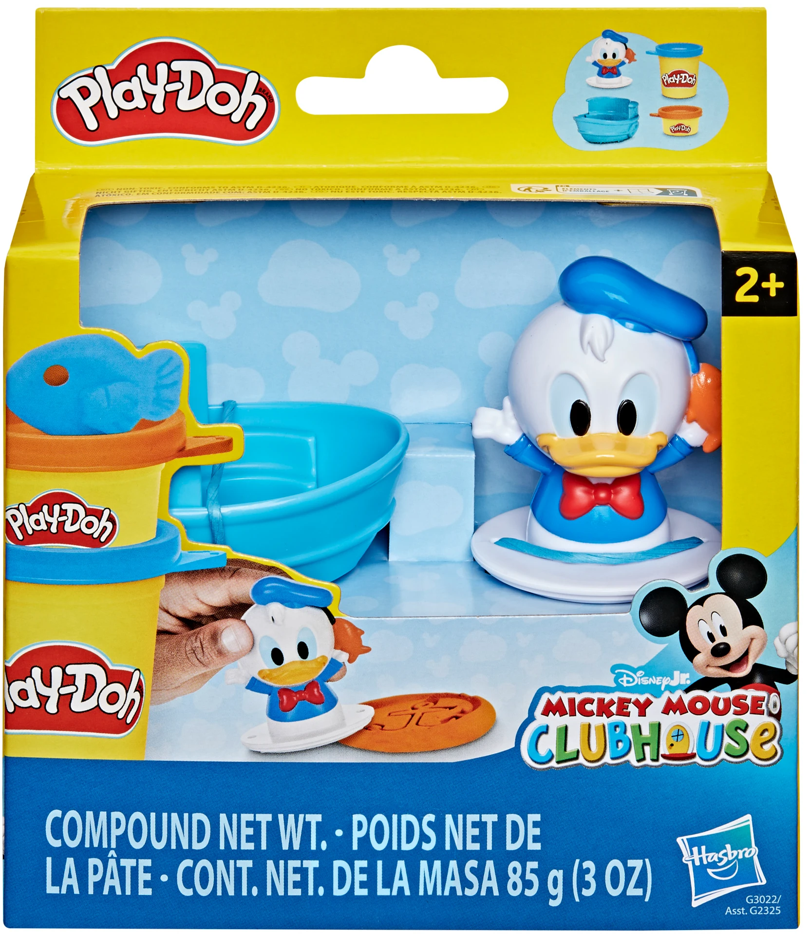 Наборы для лепки Hasbro DISNEY JR STAMP AND GO DONALD (G2325_G3022)