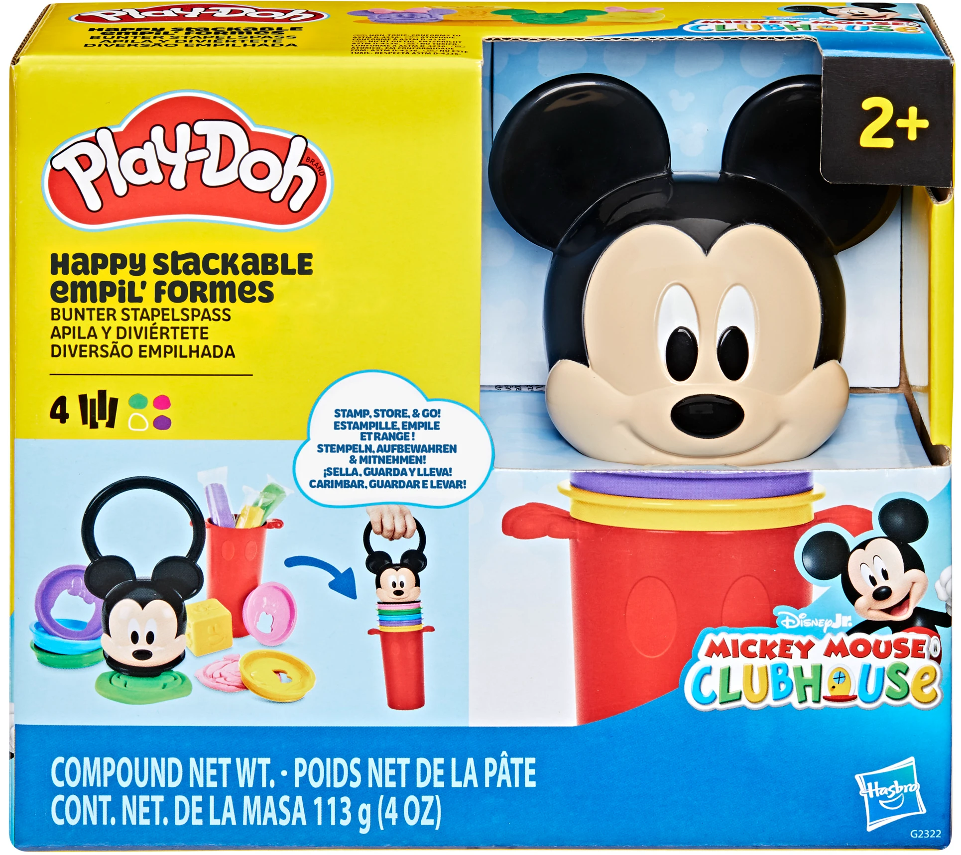 Наборы для лепки Hasbro Disney Junior Веселые штампы (G2322)
