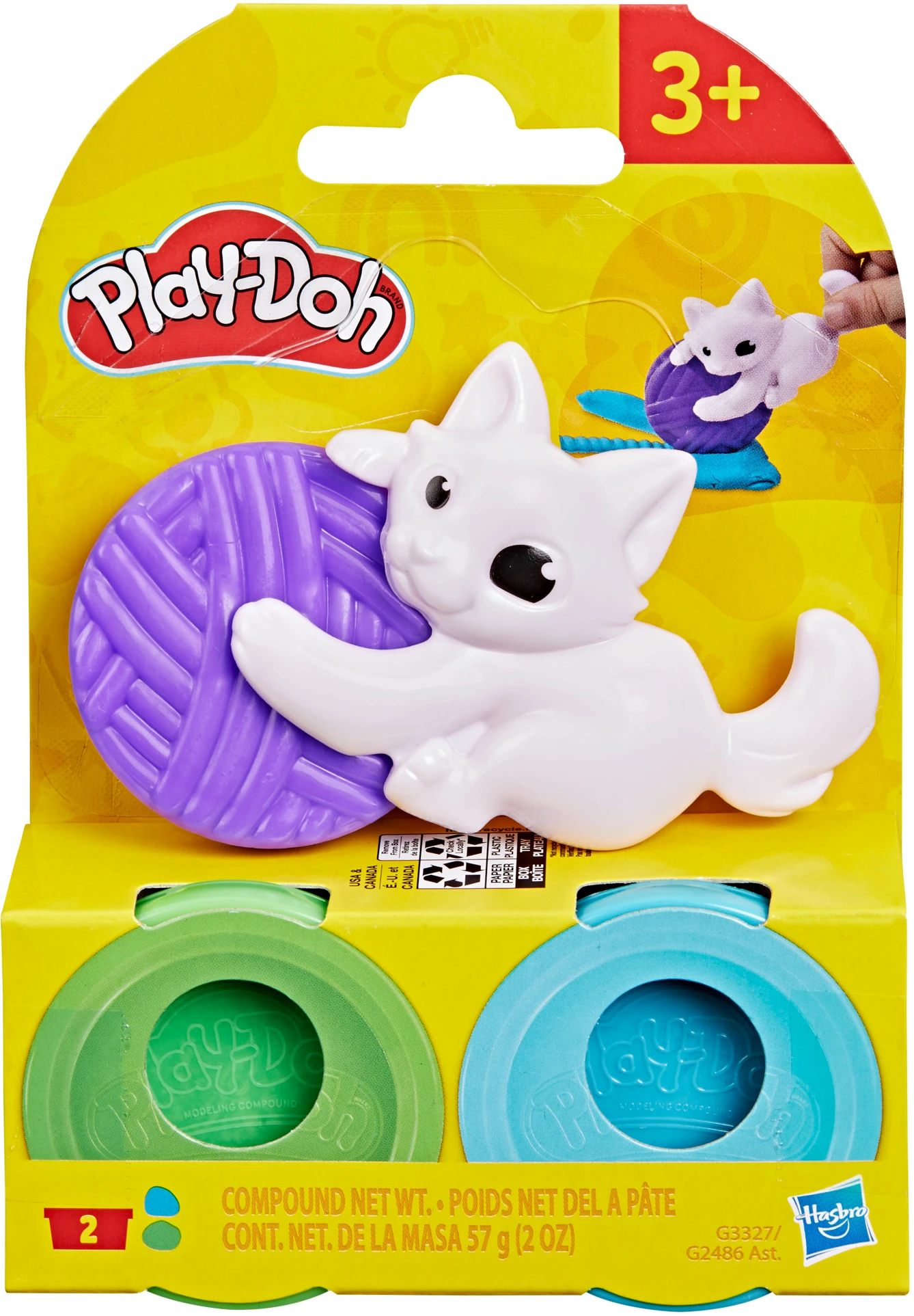 Наборы для лепки Hasbro Мини-животные MINI KITTY (G2486_G3327)