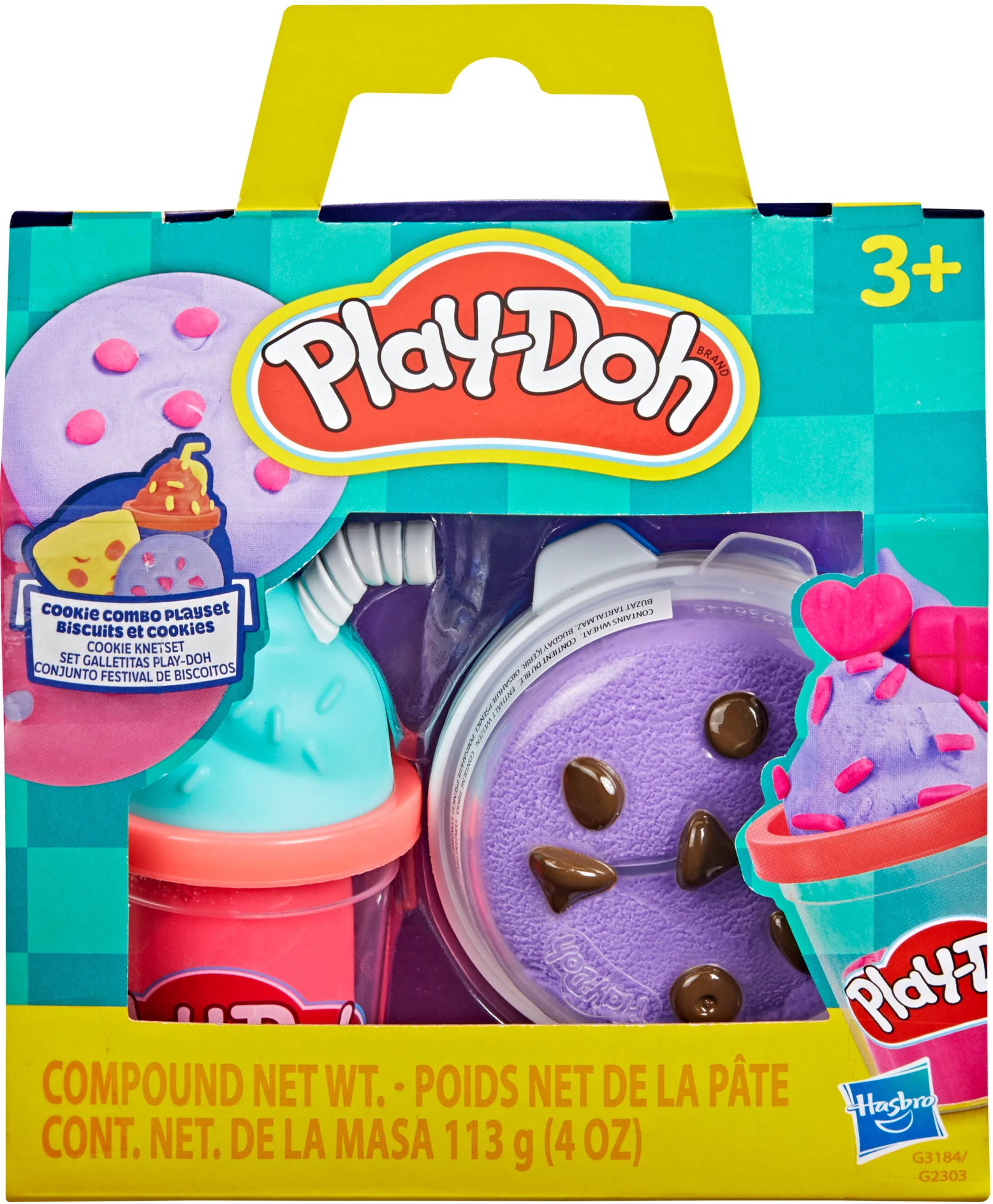Наборы для лепки Hasbro Лакомство с собой. Печенье и фрапе (G3184)