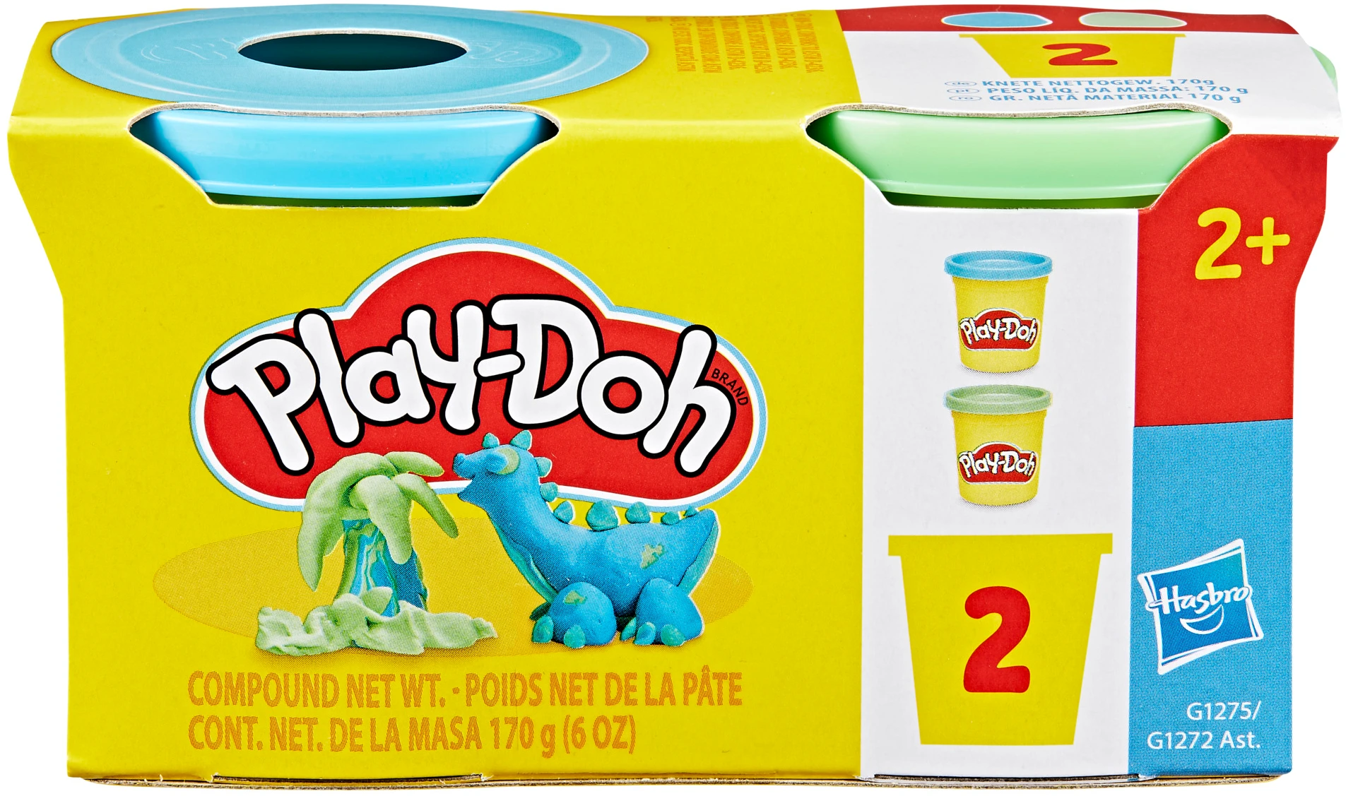 Наборы для лепки Hasbro MINT GREEN AND BRIGHT BLUE 2 PACK (G1272_G1275)