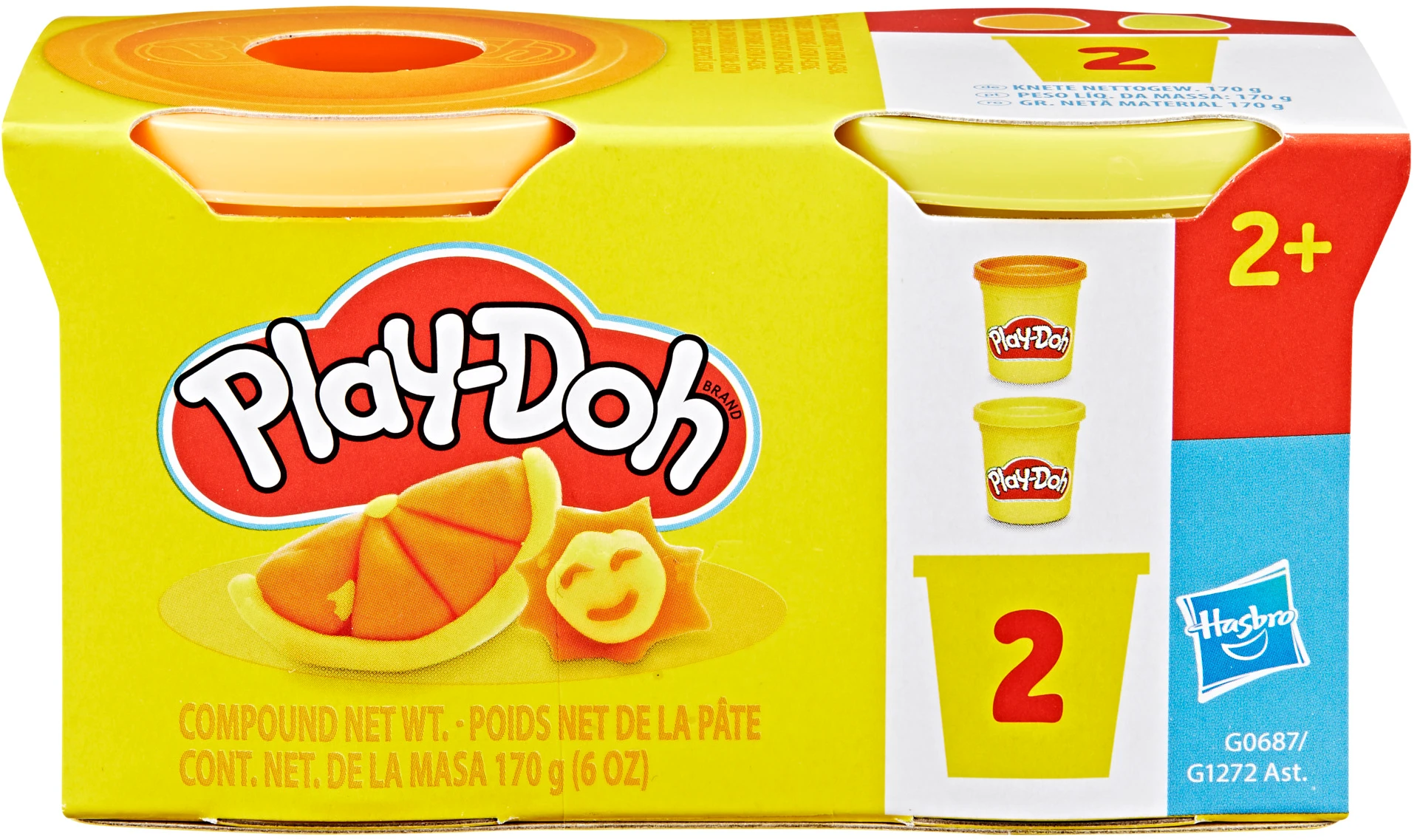 Наборы для лепки Hasbro ORANGE AND YELLOW 2 PACK (G1272_G0687)