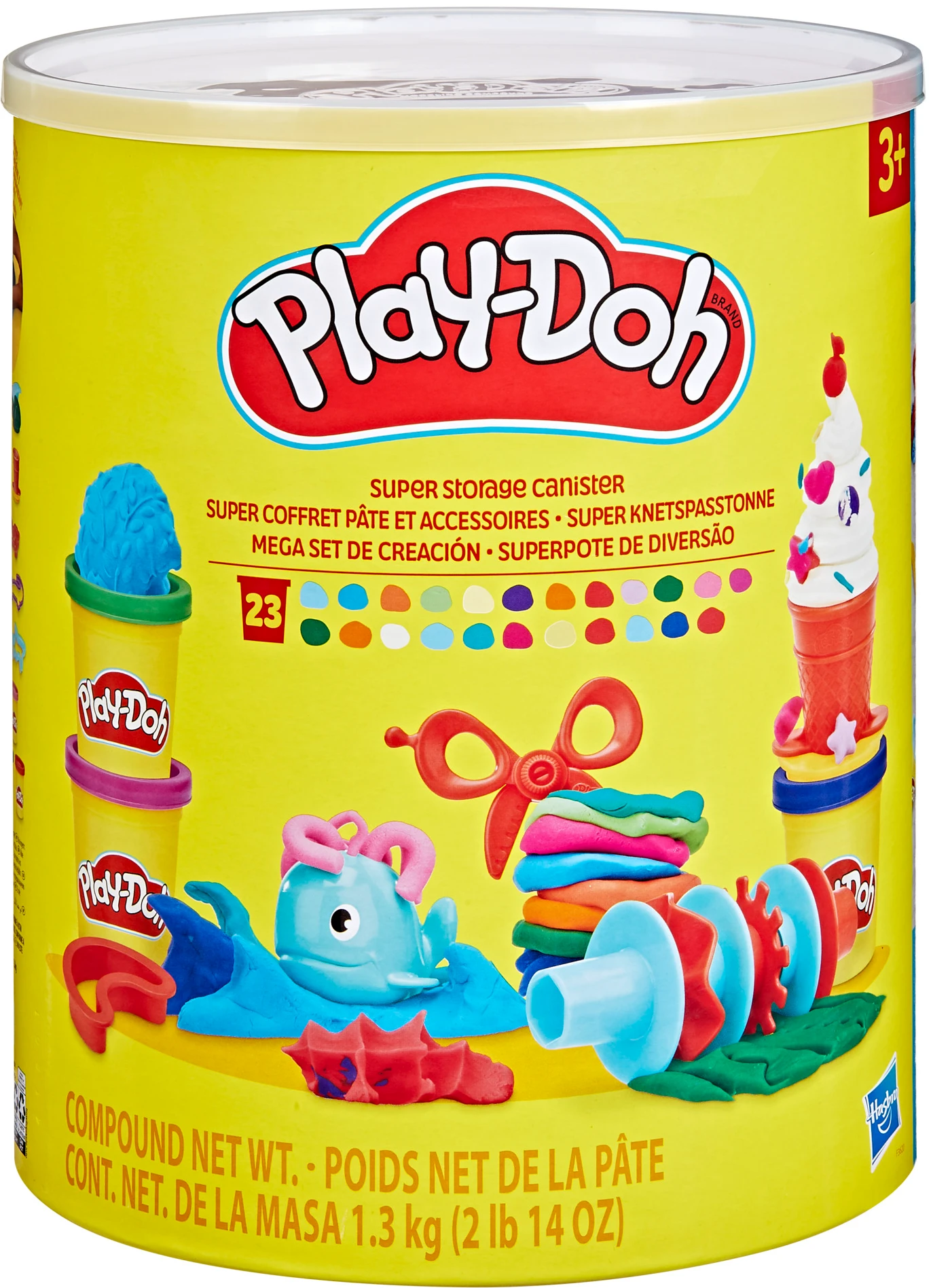 Наборы для лепки Hasbro с аксессуарами Суперконтейнер (F3620)
