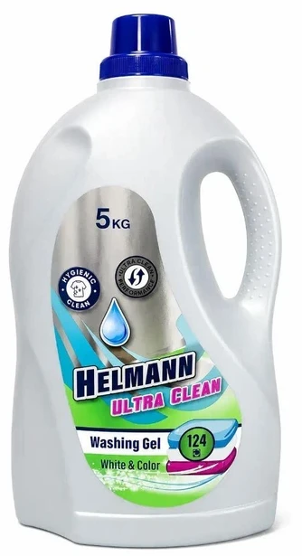 Гель для прання Helmann Ultra Clean для білої та кольорової 5 кг (4820268105233)