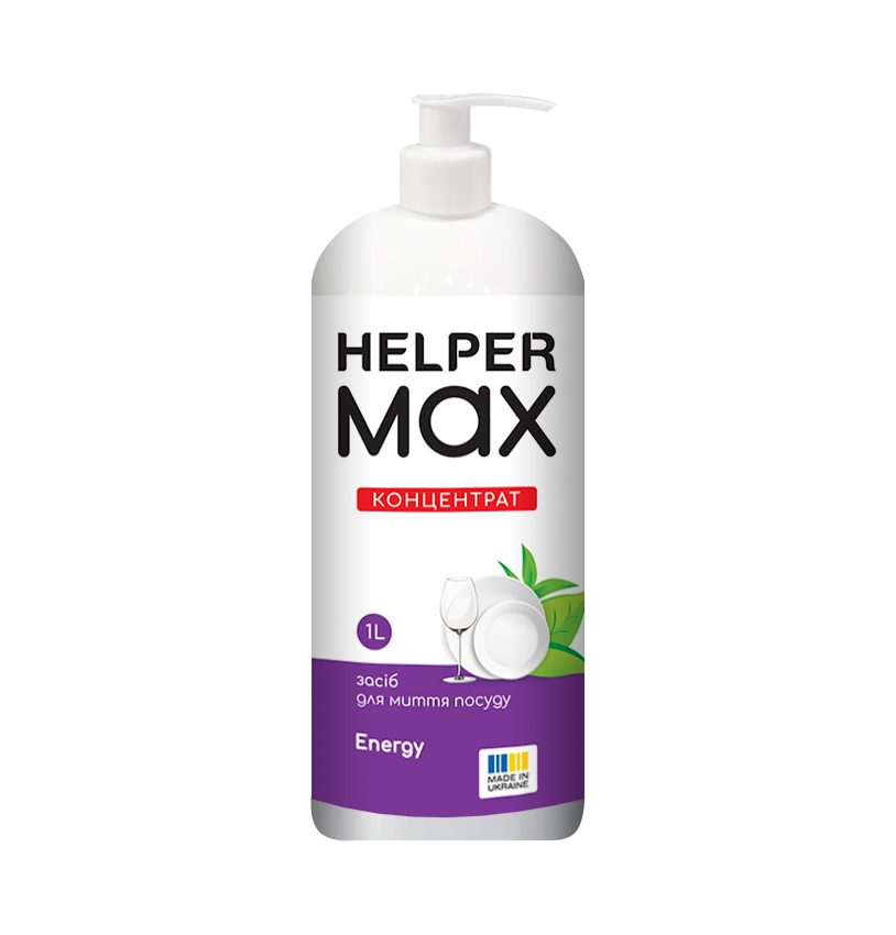 Средство для ручного мытья посуды Helper Energy 1л (4820183971982)