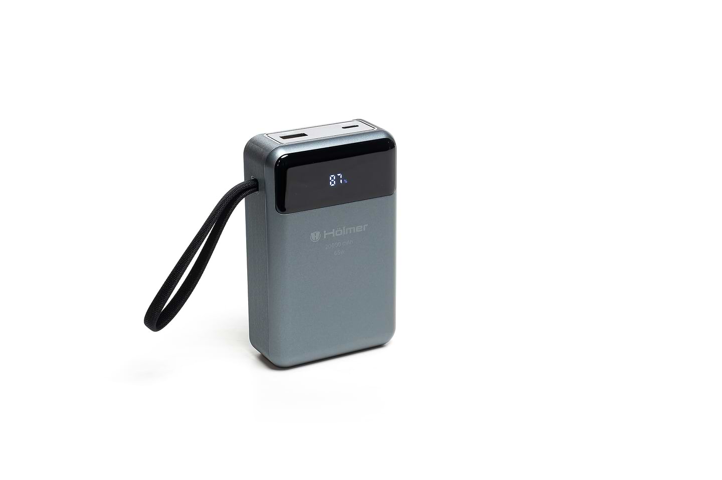 Батарея мобільна Holmer Hippo 20000 mAh 65W Type-C Black (NRG-03)
