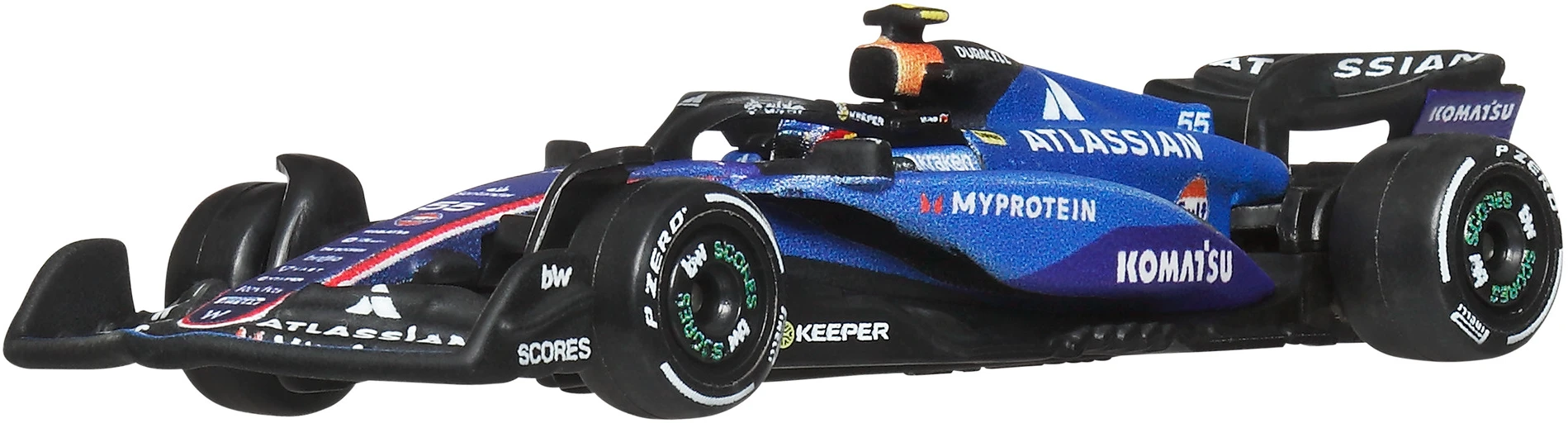 Колекційна машинка Hot Wheels болід Williams Carlos Sainz #55 Formula 1 (JKD85)