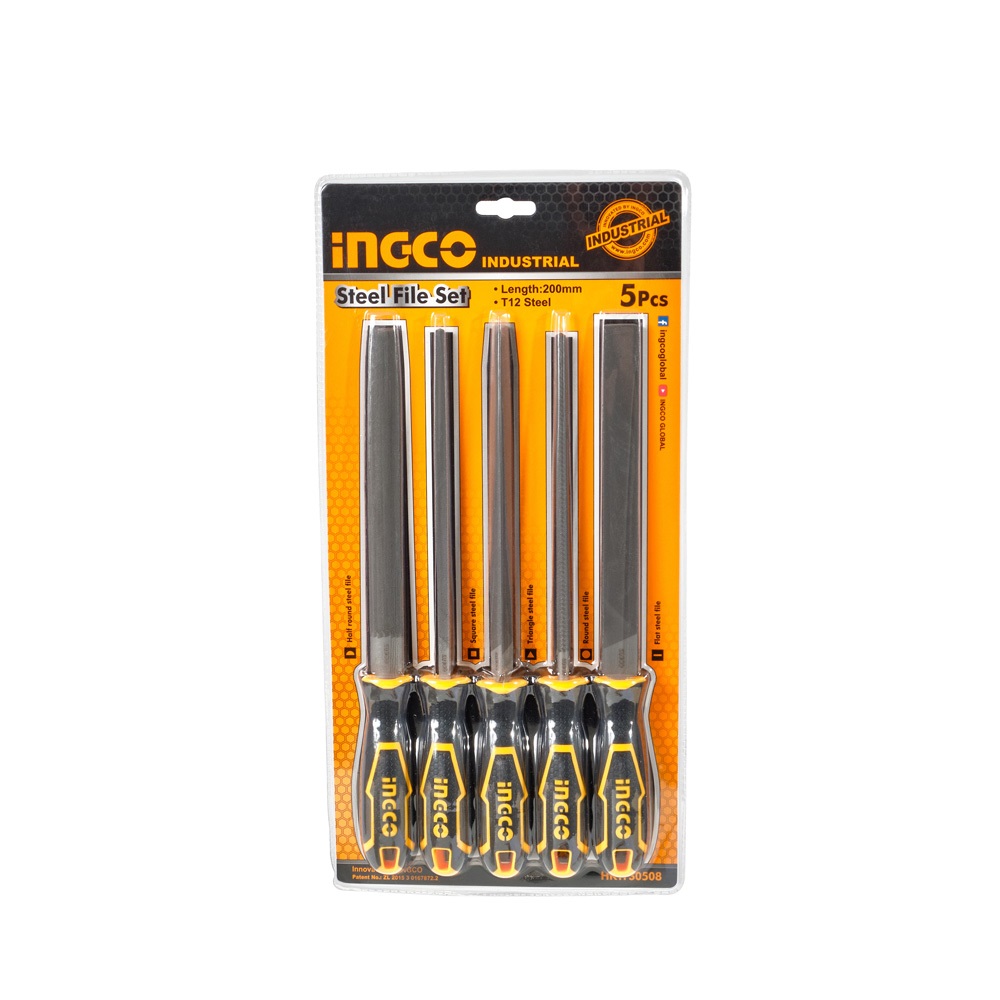 Напилок INGCO 200 мм 5 шт. (HKTFS0508)