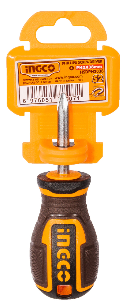 Викрутка INGCO S2 PH 2х38 мм (HSDPH2038)