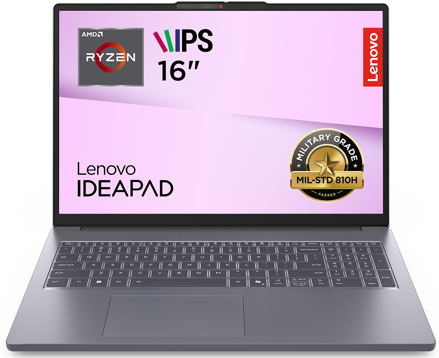 Ноутбук Lenovo IdeaPad Slim 3 16ARP10 (83K800EGRA) Luna Grey