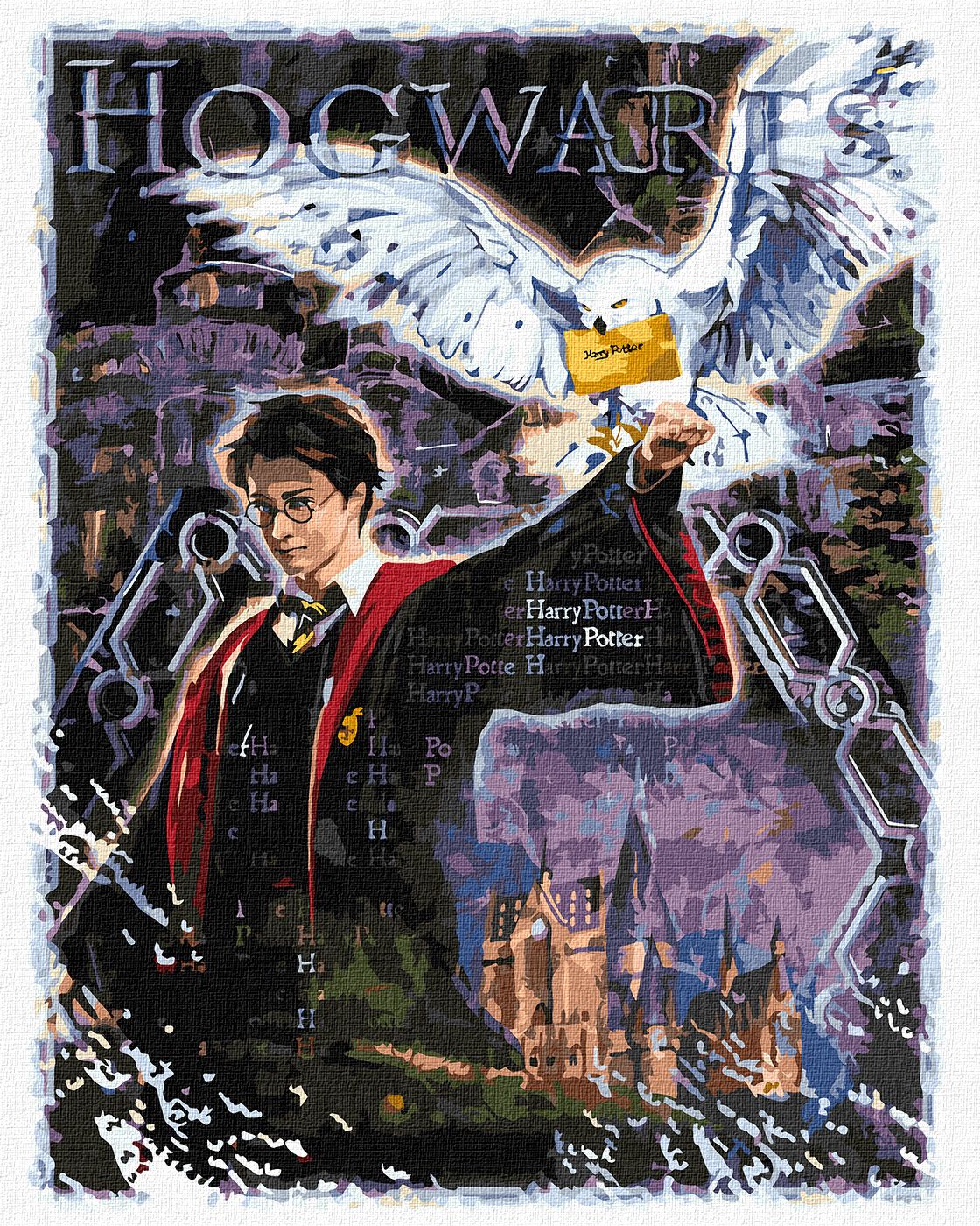 Картина за номерами Ideyka WB Harry Potter: Атмосфера магії 40х50 см (KHO5263)