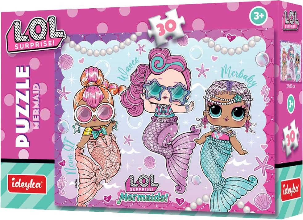 Пазли (3-4 роки) Ideyka L.O.L Surprise! Mermaid 30 ел. (LP30-003)
