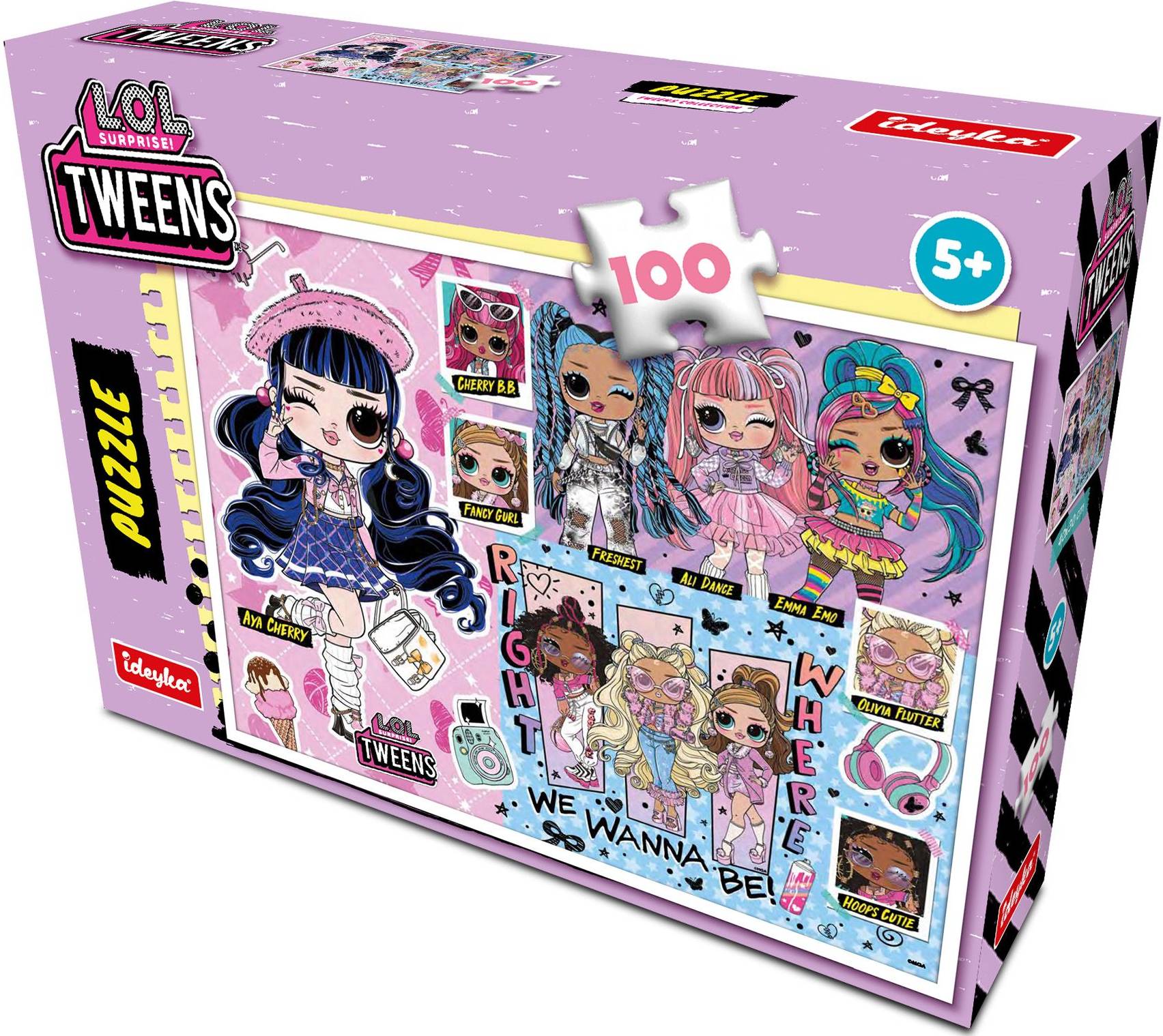 Пазлы (8+) Ideyka L.O.L. Surprise! Tweens Collection 100 эл. (LP100-004)