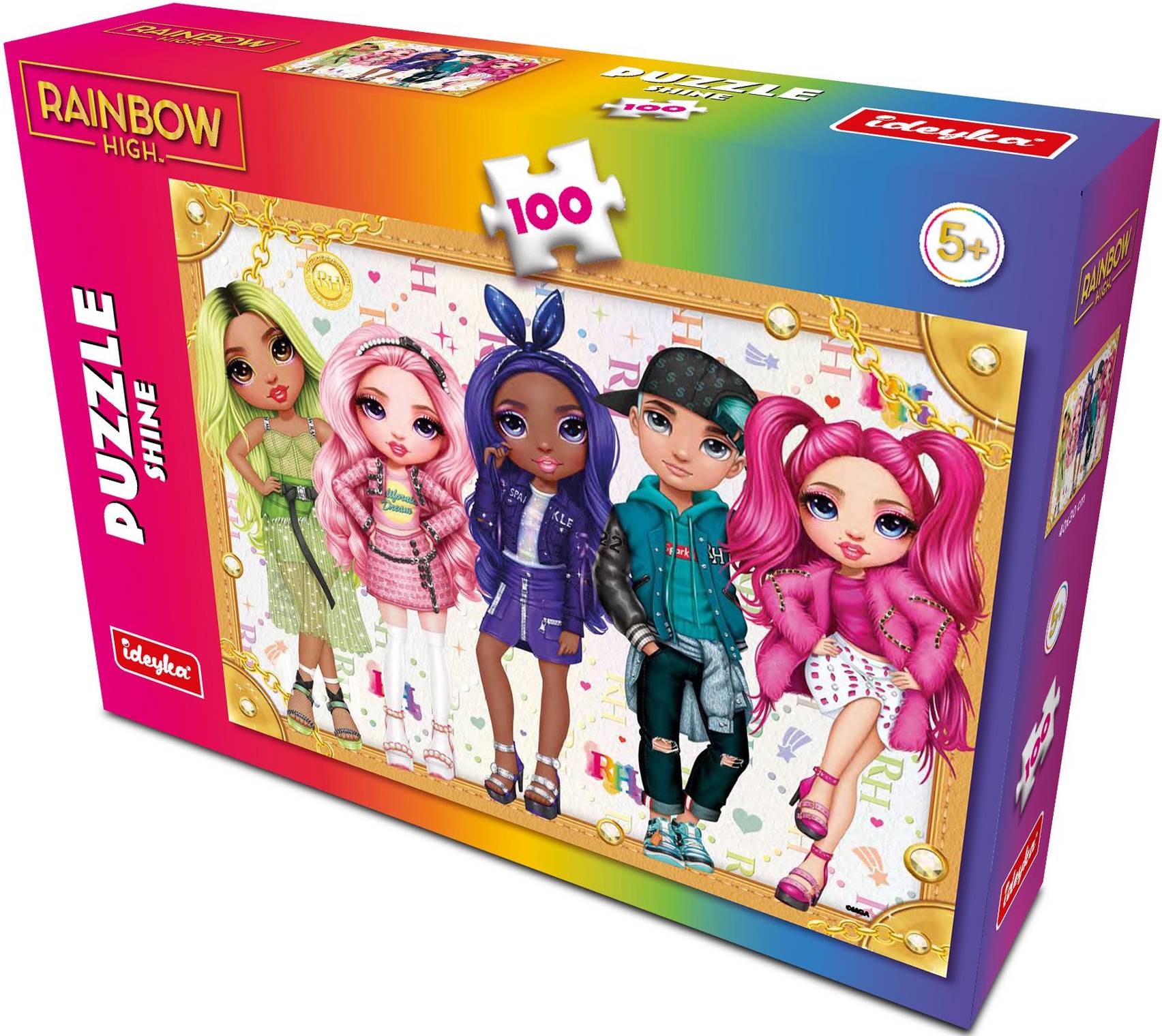 Пазли (5-7 років) Ideyka Rainbow High Shine 100 ел. (LP100-001)