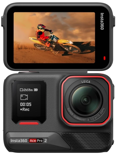 Экшн-камера Insta360 Ace Pro 2 Dual Battery Bundle Black (000063487)