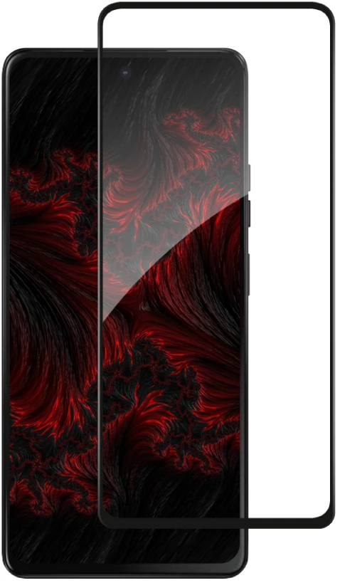 Захисне скло для смартфону Intaleo Full Glue ESD for Motorola G77 Black (1283126636905)