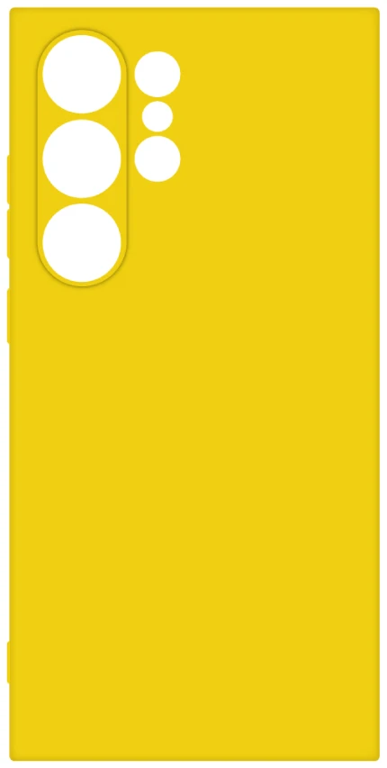 Чехол для смартфона Intaleo Silicone Case for Samsung Galaxy S24 Ultra Yellow (1283126600395)