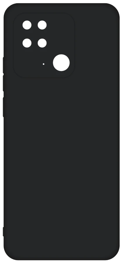 Чохол для смартфону Intaleo Silicone Case for Xiaomi Redmi 10C Black (1283126600593)
