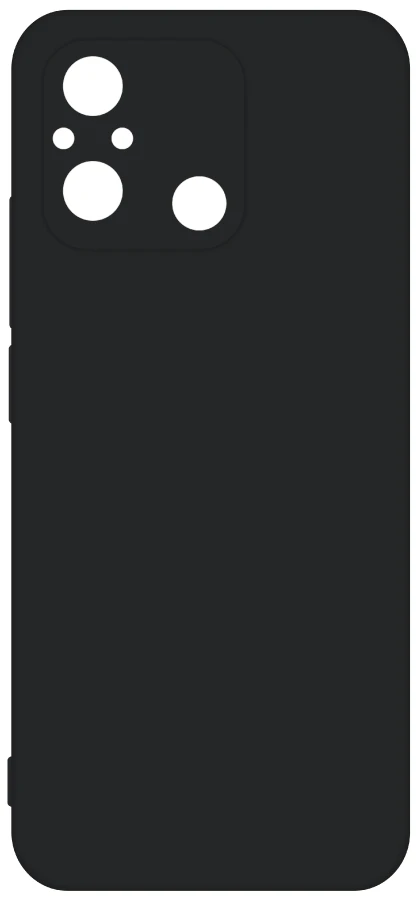 Чохол для смартфону Intaleo Silicone Case for Xiaomi Redmi 12C Black (1283126600678)