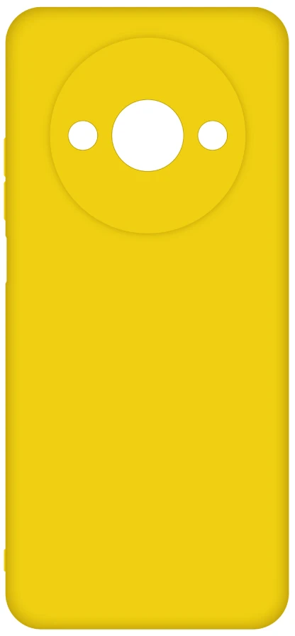 Чехол для смартфона Intaleo Silicone Case for Xiaomi Redmi A3 Yellow (1283126600937)