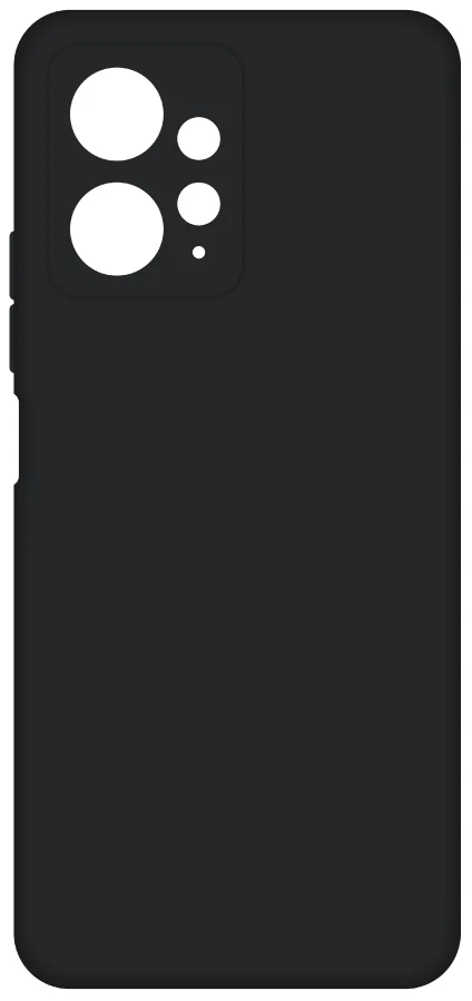 Чохол для смартфону Intaleo Silicone Case for Xiaomi Redmi Note 12 Black (1283126600999)