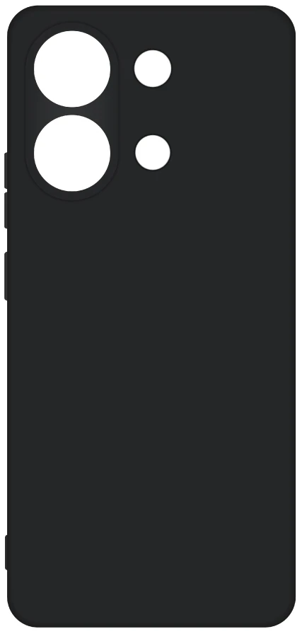Чехол для смартфона Intaleo Silicone Case for Xiaomi Redmi Note 13 4G Black (1283126601088)