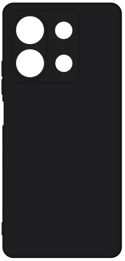 Чохол для смартфону Intaleo Silicone Case for Xiaomi Redmi Note 13 5G Black (1283126601132)