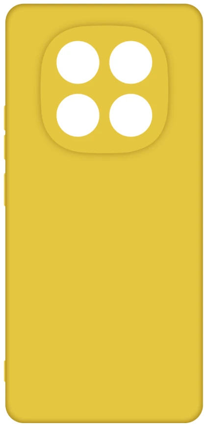 Чехол для смартфона Intaleo Silicone Case for Xiaomi Redmi Note 14 PRO PLUS Yellow (1283126617225)