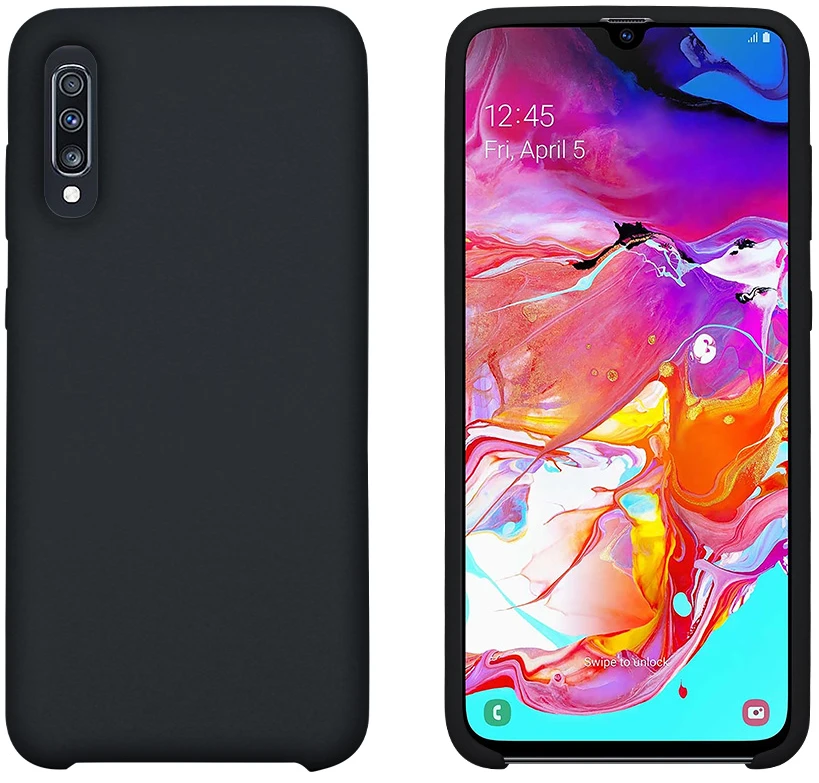 Чохол для смартфону Intaleo Velvet for Samsung Galaxy A70 Black (1283126493188)