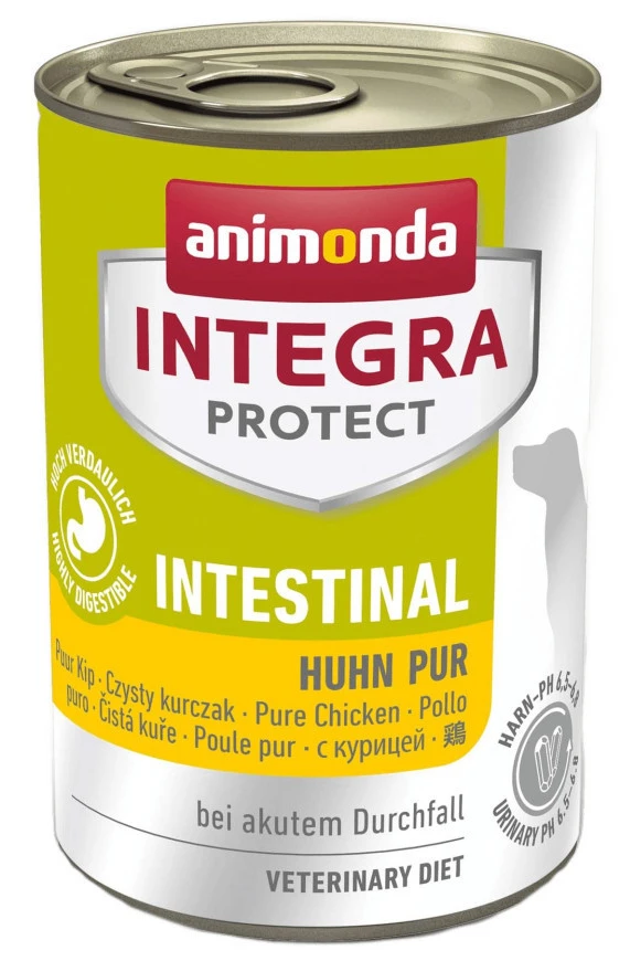 Вологий корм для собак Integra Protect Intestinal Pure Chicken 400г (4017721864145)