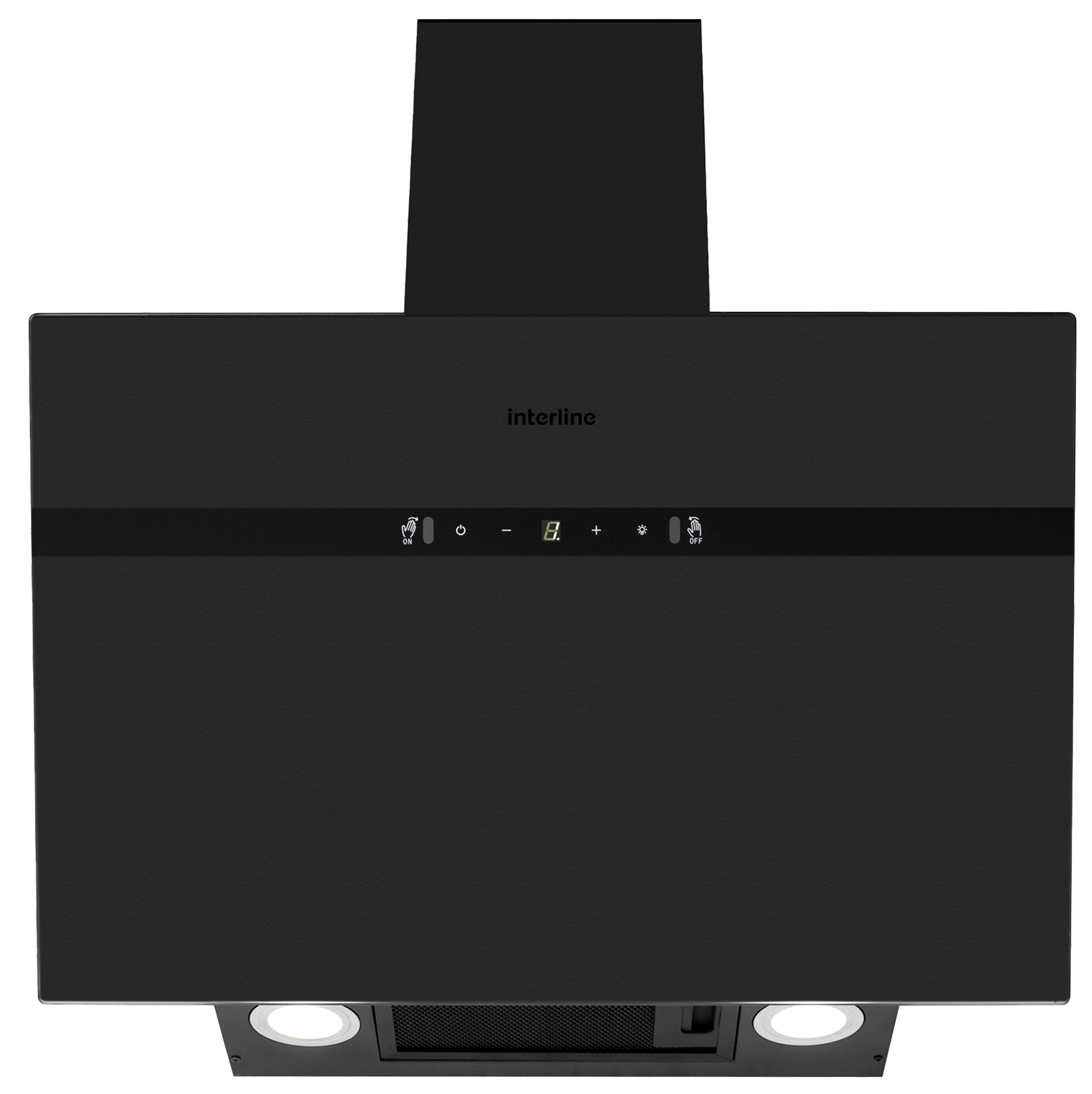 Витяжка декоративна Interline FLOW BL A/60/GL/M Nano Matte