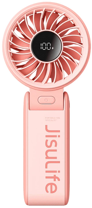 Вентилятор портативный Jisulife Handheld Fan 7 Pink