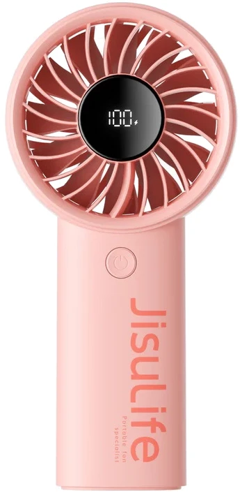 Вентилятор портативний Jisulife Handheld Fan Life 4 3600mAh Pink