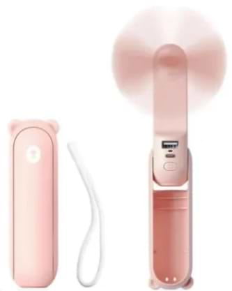 Вентилятор портативный Jisulife F8X Pink