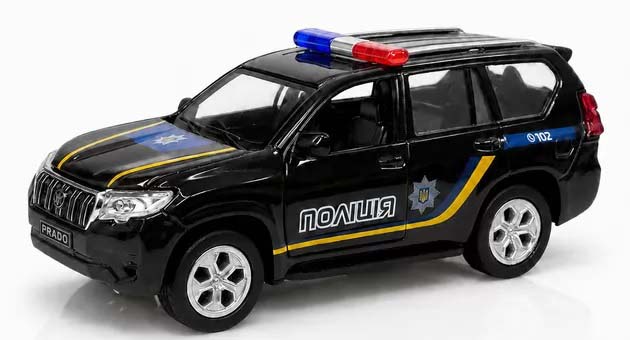 Автотранспорт TechnoDrive TOYOTA PRADO Поліція Black (KM260416P)