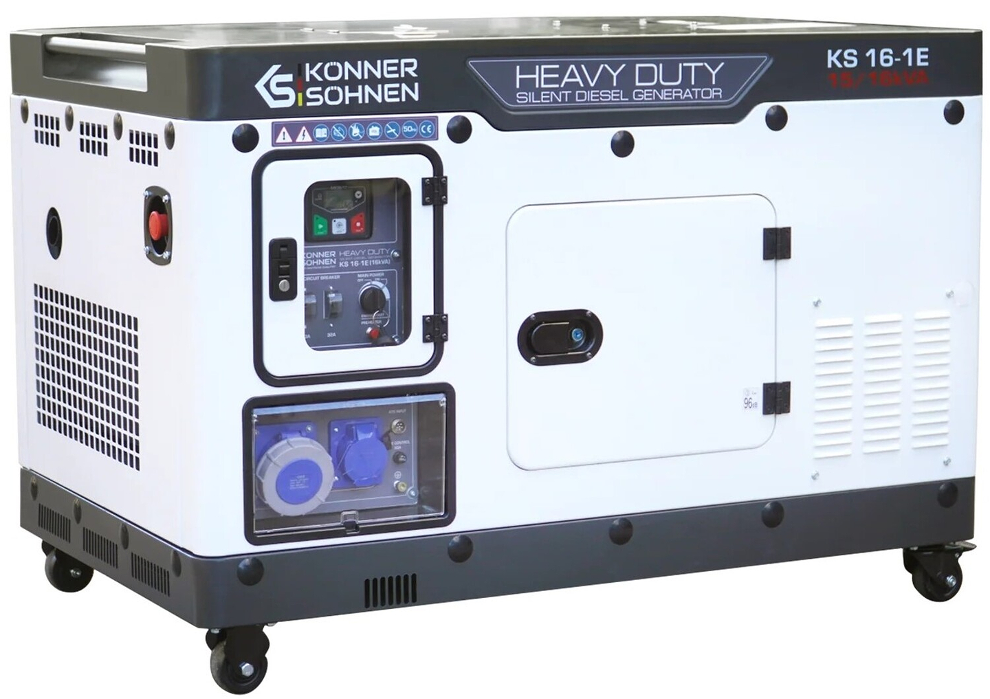 Генератор дизельний Konner&Sohnen KS16-1E